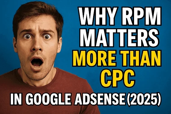 Why RPM Matters More Than CPC in Google AdSense (2025)