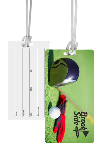 Luggage Tags with Clear Straps