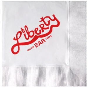 10-Inch White 2-Ply Beverage Napkins