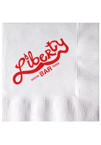 10-Inch White 2-Ply Beverage Napkins
