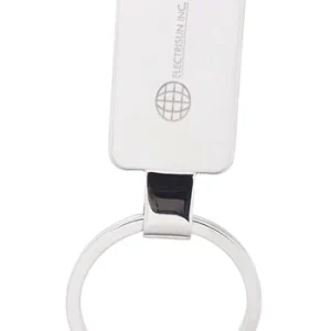 Reflection Flat Metal Keychains