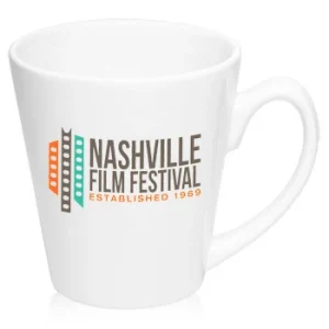 12 oz. Glossy Ceramic Latte Coffee Mugs