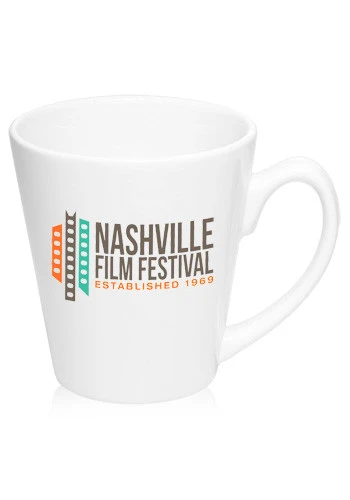 12 oz. Glossy Ceramic Latte Coffee Mugs